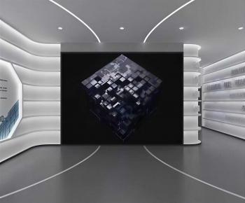 Modern Exhibition Hall-ID:720675953