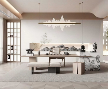 New Chinese Style Tea House-ID:641355048