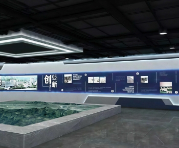 Modern Exhibition Hall-ID:483588939