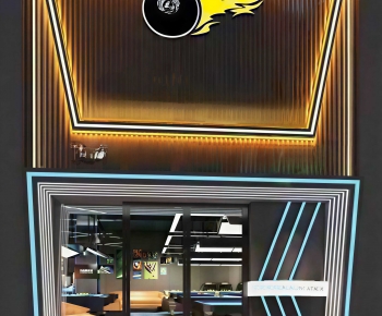 Modern Facade Element-ID:442279103