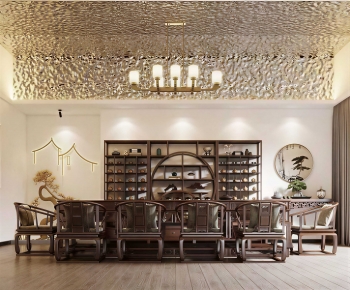 New Chinese Style Tea House-ID:608531951