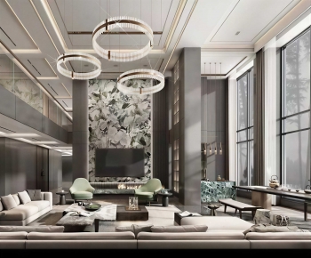 Modern A Living Room-ID:105683095