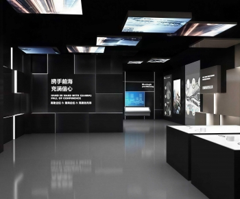 Modern Exhibition Hall-ID:767323977