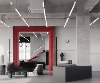 Modern Exhibition Hall-ID:567984103