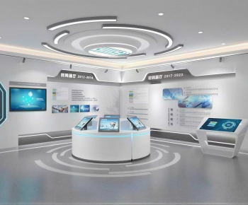 Modern Exhibition Hall-ID:724625114