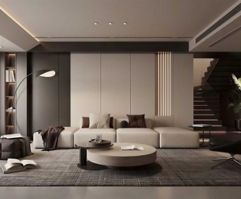 Modern A Living Room-ID:406171082