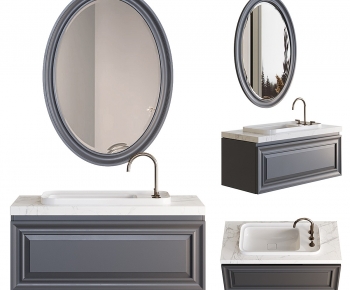 French Style Bathroom Cabinet-ID:140292886