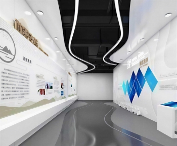 Modern Exhibition Hall-ID:536427021