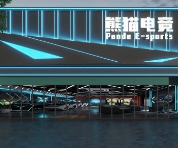 Modern Facade Element-ID:765049937