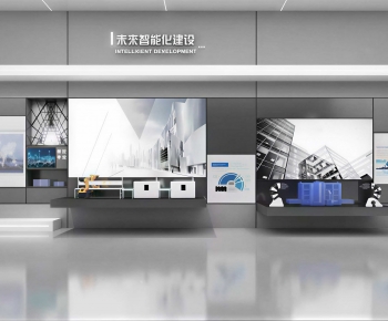 Modern Exhibition Hall-ID:640676989