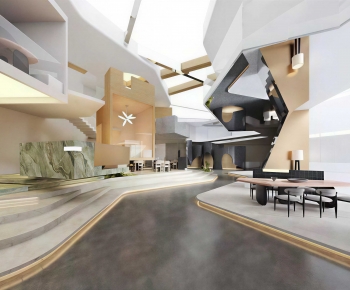 Modern Exhibition Hall-ID:810244086