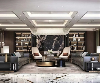 Modern A Living Room-ID:971132991