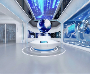 Modern Exhibition Hall-ID:224457039