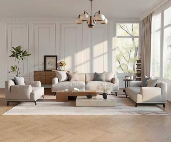 Modern A Living Room-ID:496707924