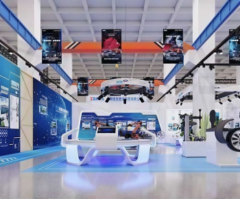 Modern Exhibition Hall-ID:954511254