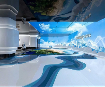 Modern Exhibition Hall-ID:194396976