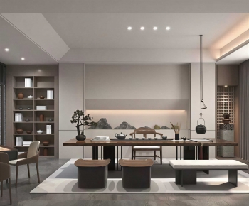 New Chinese Style Tea House-ID:895963914