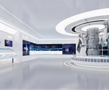 Modern Exhibition Hall-ID:697190857