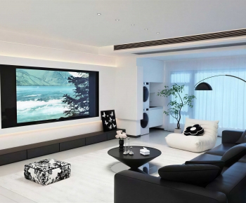 Modern A Living Room-ID:800442938