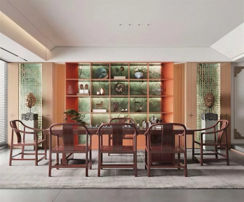 New Chinese Style Tea House-ID:973799945