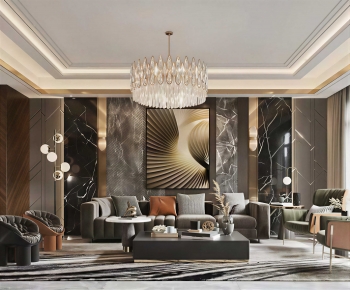 Modern A Living Room-ID:495063072