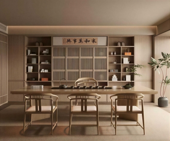 New Chinese Style Tea House-ID:895560036