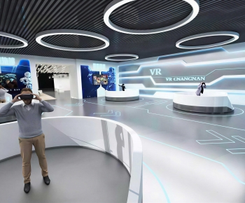 Modern Exhibition Hall-ID:914675952