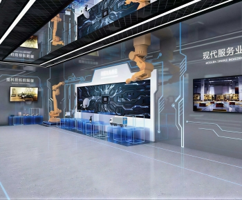 Modern Exhibition Hall-ID:270606044