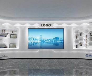 Modern Exhibition Hall-ID:578850986