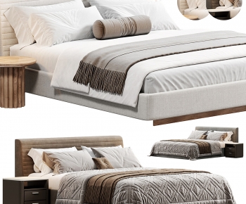 Modern Double Bed-ID:177890065