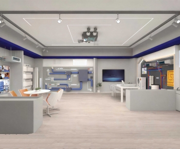 Modern Exhibition Hall-ID:813489916