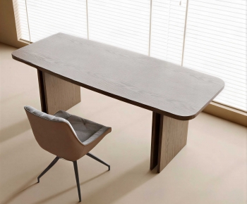 Modern Office Desk And Chair-ID:396774052