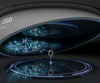 Modern Exhibition Hall-ID:358233937