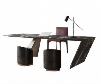 Modern Office Desk And Chair-ID:363729951