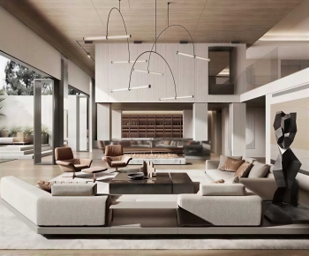 Modern A Living Room-ID:249922999