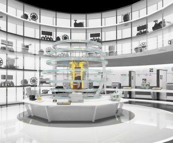 Modern Exhibition Hall-ID:289247997