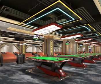 Modern Billiards Room-ID:458062897