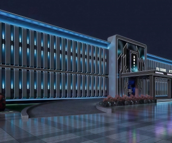 Modern Facade Element-ID:813291145