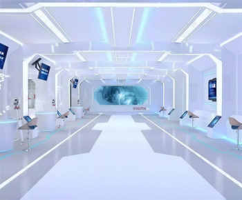 Modern Exhibition Hall-ID:429944042