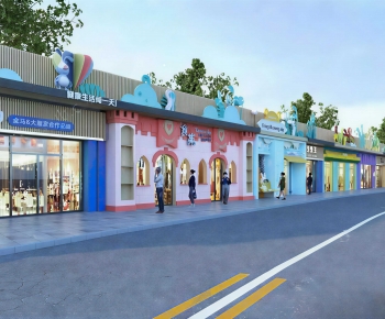 Modern Commercial Street-ID:994771003