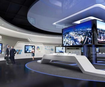 Modern Exhibition Hall-ID:987158069