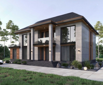 Modern Detached Villa-ID:283086066