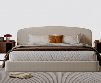 Modern Double Bed-ID:525439025