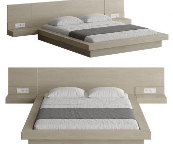Modern Double Bed-ID:857241228