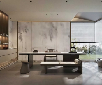 New Chinese Style Tea House-ID:196585893