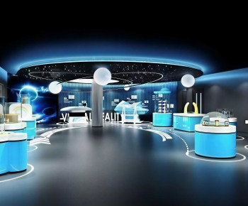 Modern Exhibition Hall-ID:752675063