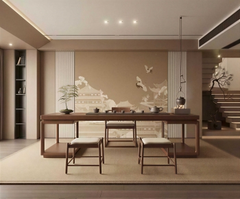 New Chinese Style Tea House-ID:517640186