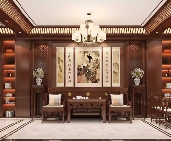 Chinese Style A Living Room-ID:676027066