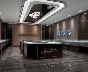 New Chinese Style Jewelry Store-ID:691672091