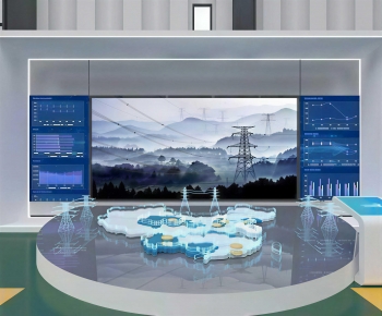 Modern Exhibition Hall-ID:167428028